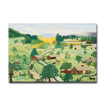 그랜마 모지스 그림 인테리어 명화 액자, 08. 마지막 도로