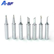 용접용품 용접 팁 a-bf 907 시리즈 납땜 인두 팁 레벨 c 납땜 재 작업 수리 도구 용 구리 공예 7 모델 솔더 헤드 팁, 1.6D