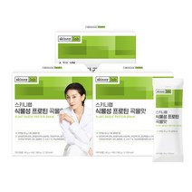 순 식물성 단백질 100% 1포당 단백질 20g 스키니랩 식물성 프로틴 곡물맛 560g, 3박스