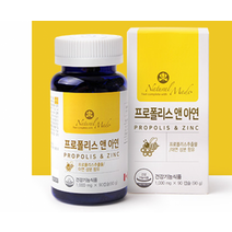 네츄럴메이드 비염 프로폴리스 효과 면역력에 염증에 비염에 좋은 영양제 항산화 영양제 아연