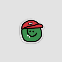 (아크릴톡) 올리 피자 얼굴스마트톡 플라톡 그립 스마트톡케이스 아크릴톡