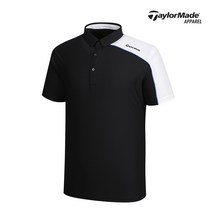 [테일러메이드]남성 배색 카라 반팔티셔츠 TMTYK2907-199