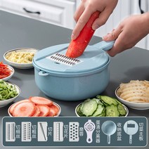 야채 썰기 무채기계 김장 슬라이서 무채 전동 업소용 양배추 채썰기 커터기 채칼, 된 8종세트