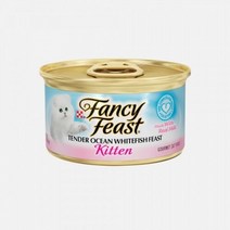 펜시피스트 화이트라벨 키튼 흰살생선 85g 고양이캔, 72개