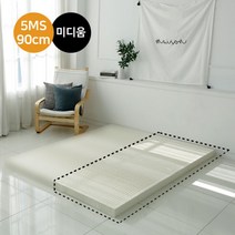 워너텍스 천연라텍스 매트리스 5cm 미니싱글 MS (가로 90cm), 단품