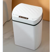 스마트 원터치 자동 센서 휴지통 13L 15L (밧데리 교체형), 블랙 15L, 1개