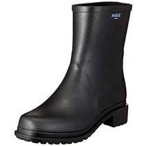[에이글] 레인 부츠 [공식] 풀 필 미드 레이디스 블랙 24.0 cm