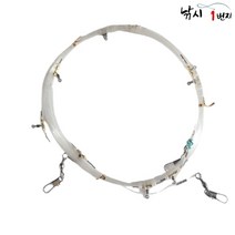 야부사메 황동추 갈치 기둥줄 채비 40호 8-12단, 12단, 1개