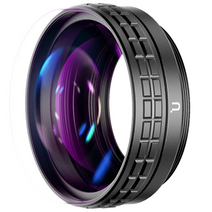 Ulanzi WL-1 18MM 광각 렌즈 Sony ZV1 액세서리 용 Sony ZV1 HD 4K 카메라 렌즈 용 10X 매크로 렌즈 키트, 검은색