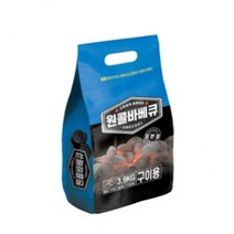 원콜 바베큐 숯 오리지널 3.9kg 6p 1박스 차콜 코코넛 향 캠핑 구이용 캠핑용 바베큐용