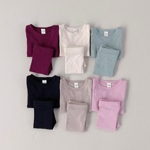 아동복 내복 히트텍 기모 긴팔 실내복 키트 주니어 유아 홈웨어 상하세트 상하복