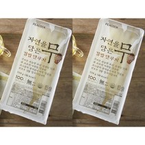 피코크 자연을 담은 무 김밥 단무지 330g, 종이박스 아이스팩