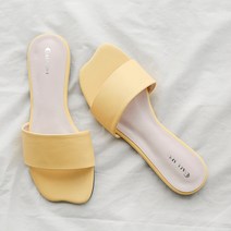 가이아슈 여성용 발편한 여름 플랫 스트랩 슬리퍼 1cm 편한슬리퍼