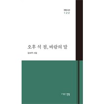 오후 석 점 바람의 말:김비주 시집, 전망, 김비주