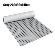 합성 데크 목재 합판 원목 방부목자동 접착 EVA 폼 보트 해양 바닥재 인조 티크 데크 시트 스트라이프, 04 Gray 240x90CM