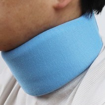 목보호대 경추 목지지대 깁스 기브스 소프트칼라 토마스칼라 블루 M (9x51cm)