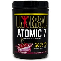 유니버셜뉴트리션 아토믹 7 BCAA 퍼포먼스 서플먼트 블랙 체리 밤, 1kg, 1개