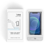 다온솔 화장실 방수 핸드폰 노워터거치대 욕실 휴대폰 자바라, 1개