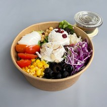 [소행섬] 크라프트 원형 용기 1300cc, 50개입, 1개