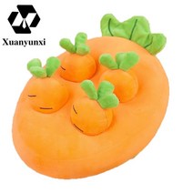 Xuanyunxi버섯 뽑기 애완동물 재미 이빨 가는 장난감1+1, 스몰 당근 (22*22cm)