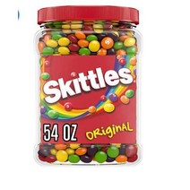 스키틀즈 오리지널 후르티 캔디 54oz(1.53kg) 1팩 Skittles Original Fruity Candy Jar, 1개, 1.53kg