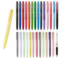 유니볼 시그노 노크식 RT1볼펜 UMN-155 0.28 0.38, 2.시그노노크식볼펜0.38mm, 써니옐로우(SUNNY YELLOW)