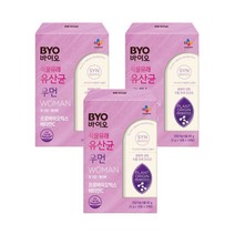 CJ BYO 20억 생유산균 우먼 2g 30포 3박스, 상세페이지 참조, 상세페이지 참조