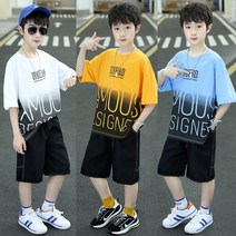 노블아이/여름신상 남아 주니어 의류 아동복 그라데이션숏상하복