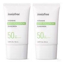 이니스프리 인텐시브 안티폴루션 선스크린 2개세트 (50ml+50ml) (NEW)
