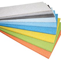 목모보드(WoodWool) 4면면치 두께 15mm x 폭 600mm x 길이 1200mm (4면 면치), 아이보리(미색)