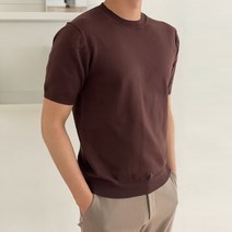 경남 여름 니트 반팔티셔츠