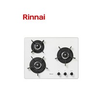 린나이 가스레인지 / 빌트인 스탠드 혼용 3구 / RBR-P3511WD, 낮은 스탠드 케이스-화이트, LNG(도시가스)