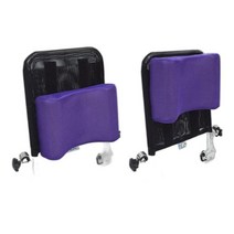 휠체어 머리받침 부품 지지대 보조 목받침, C. 보라