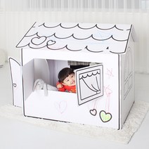 폴트리빙 색칠놀이 프리미엄 페인팅 플레이 하우스 종이집