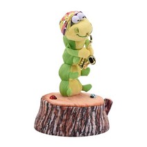 전자리코더 전자색소폰 에어로폰 색소폰 춤 노래 Carpenterworm 부드러운 박제 곤충 플러시 장난감 들을위, 01 1