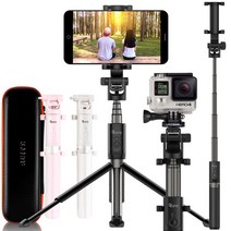 에이제이콰이어트 [정품] 루이트 5세대 블루투스 삼각대 셀카봉, RT-645B