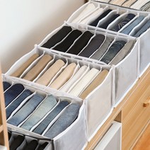 바지 정리함 옷정리 수납함 옷장정리 2891401*156QP, 대형 (청바지.면바지), 본상품선택, 상품선택