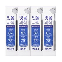 아모레퍼시픽 메디안 잇몸과학 치약 클린민트 150G x4개 잇몸 구내염 좋은 고급 입냄새 치아 시린 이빨 케어 치석 제거 구취 개선 구강 건강