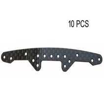 강아지낮은유모차 탄소 섬유 레터링 리딩 플레이트 프론트 스타일 RC 미니 4WD 타미야 자동차, 8.C Style 10 pcs