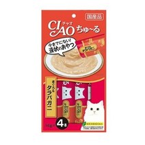 이나바 챠오츄르 파우치, SC-108 참치+게맛살, 56g, 10개