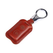 오토바이 부품 피돌이 pcx nmax 앤맥스 엔멕스 악세사리 오토바이 smart remote fobs cover leather key case chain for yamaha x, 갈색