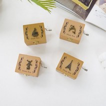 [천삼백케이] [베가] 앤틱 수동 오르골 (4type), 풍차