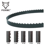 밴드쏘 각도 절단기 목공 공구FOXBC 1575mm 6 14 TPI Bandsaw 블레이드 1575x6.5x0.35mm 목공 공구 액세서, 02 14TPI