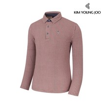 김영주 남성 양면 기모 마이크로 플리스 번개 카라 티셔츠 / 후리스 아웃도어 등산 골프 보온 기모티