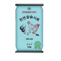 사료창고 굴껍데기 파쇄형 천연 칼슘 첨가제 닭사료, 20kg, 3개