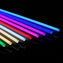 LED T5 간접조명 플리커프리 일자등 컬러 슬림형광등 라인 무드등 LED바, 600mm 10W, 녹색