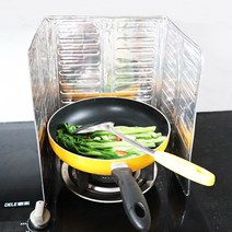 가스버너 스토브 수리 부속 Kitchen Cooktop Grease Shield Anti-splash Guard Oil Removal Baffle Plate P, 한개옵션1, 한개옵션0
