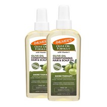 Palmer의 올리브 오일 포뮬러 헤어 컨디셔닝 스프레이 144.6g 5.1온스 2팩, 5.1 Fl Oz (Pack of 2)
