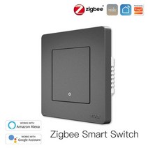 MOES-스마트 조명 스위치 Tuya ZigBee 스타 링 시리즈 중립 와이어 없음 커패시터 필요 스마트 라이프 알렉사 구글 홈으로 작동, 02-1 gang master switch 2