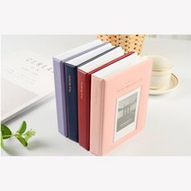 폴라로이드 커플사진 포켓 2단 사진북 포토북 사진첩, 퍼플